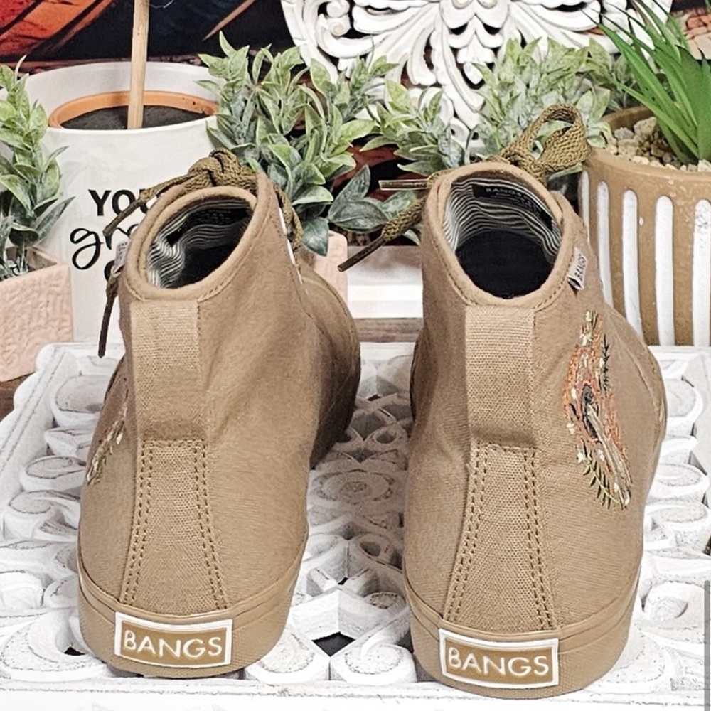 BANGS | MUSHROOM MEADOW VEGAN CANVAS HIGH-TOPS - Picture 11 of 14